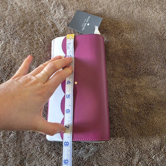 NWT Kate Spade New York Smooth Leather Gemma Crossbody / Wallet in Deep Hibiscus - Picture 15 of 16